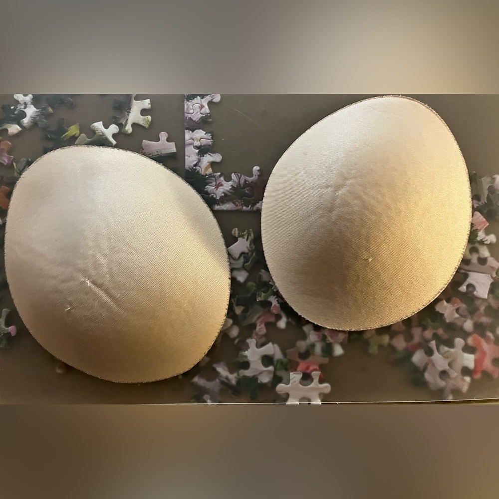 FREE Beige Molded Foam Bra Inserts